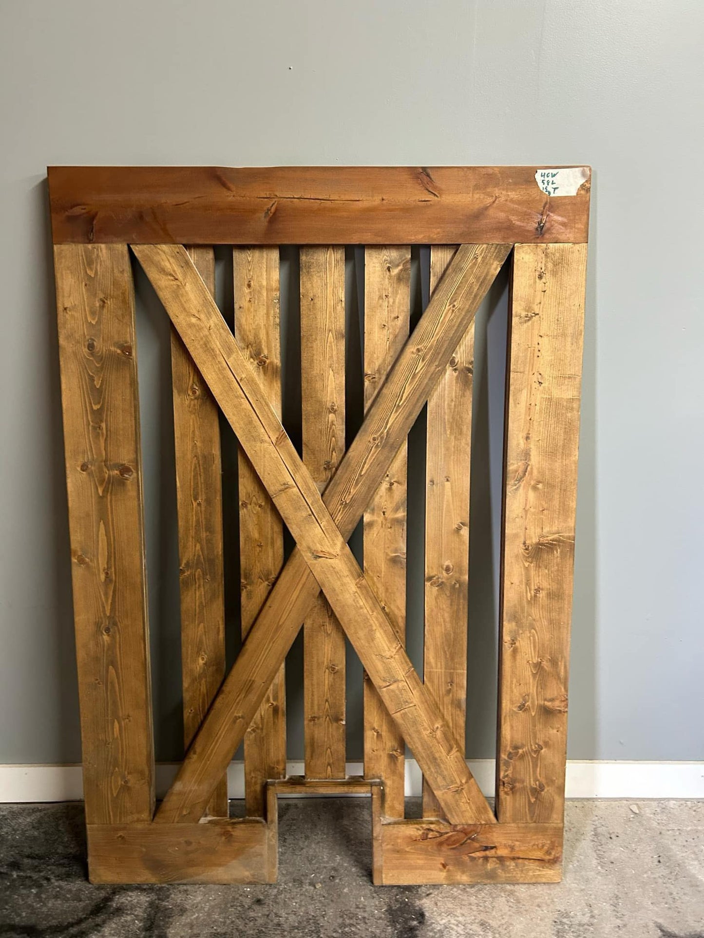Custom Baby/Pet Gate with Built-In Pet Door | Handmade Indoor/Outdoor Safety Gate