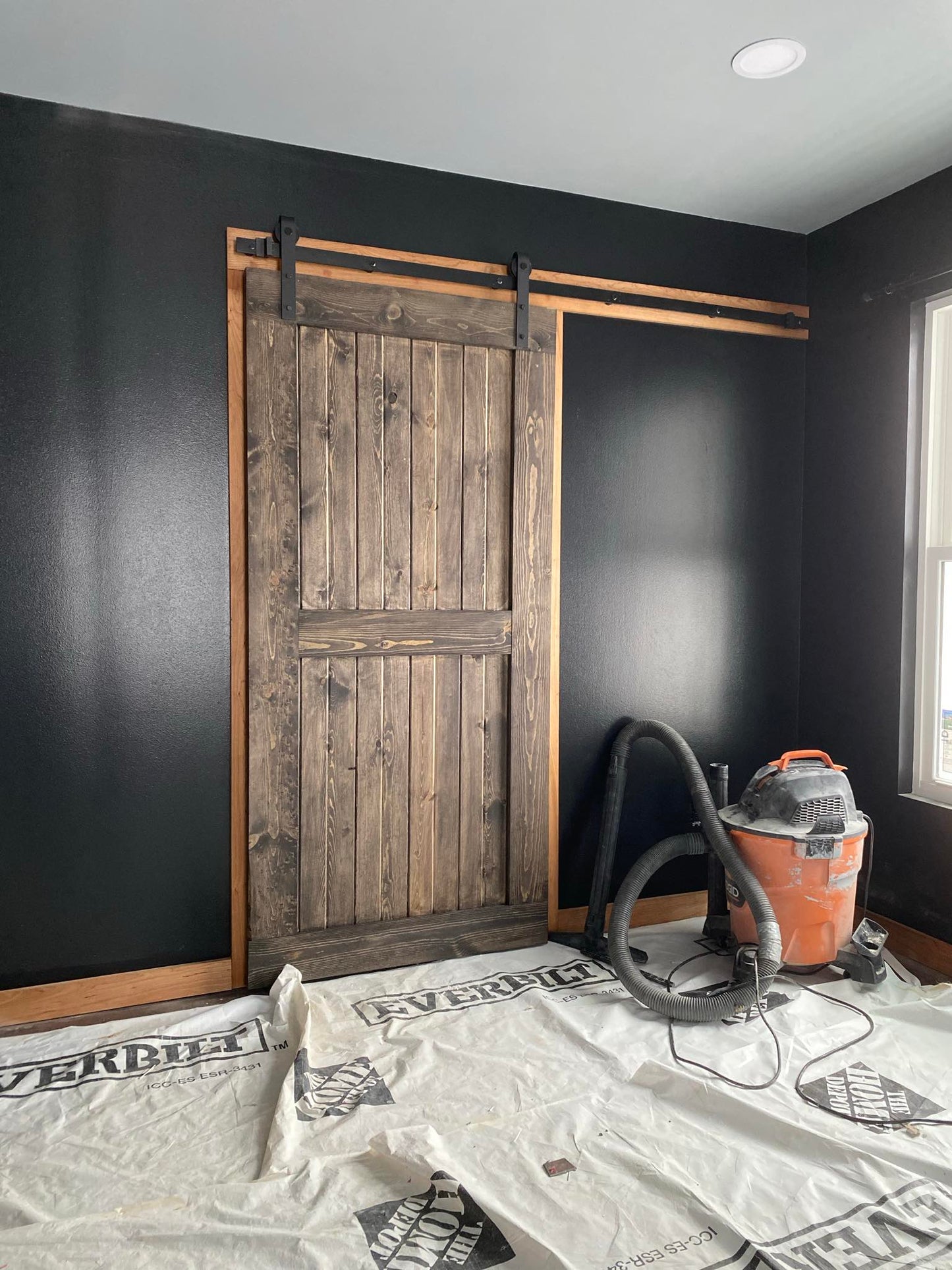 Solid Wood Barn Door: Custom Rustic Sliding Door, Fully Assembled Any Size