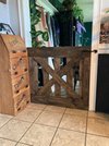 ANY SIZE Open Slat Baby & Dog Gate – Custom Handcrafted Wooden Safety Gate