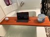 Padauk Wood Bath Tray | Handmade Exotic Wooden Bathtub Board