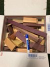 8lb Exotic Wood Cut Off Craft Bundle