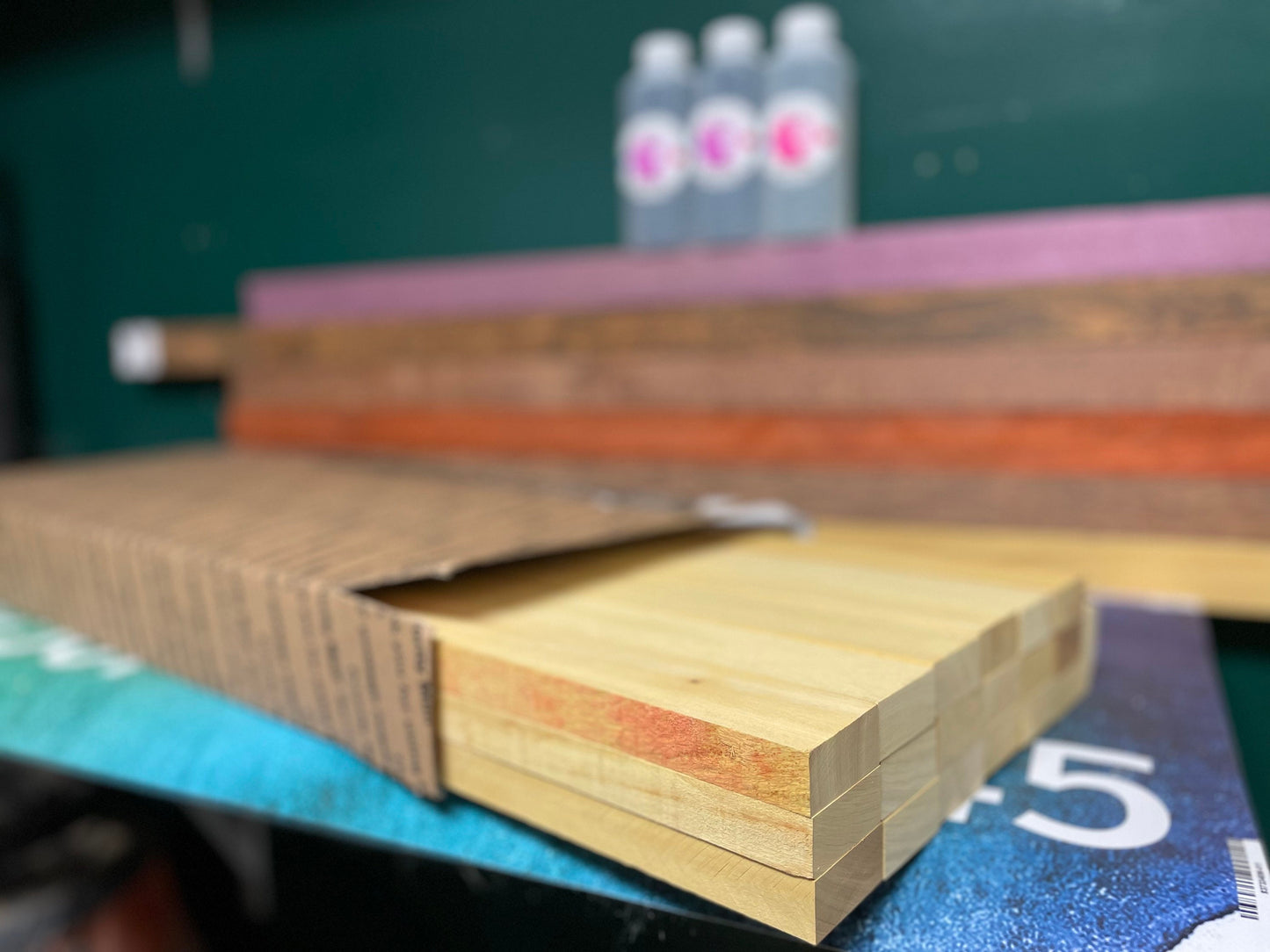 Single Pau Amarello Wood Blank: Yellow Heart Hardwood for Cutting Boards