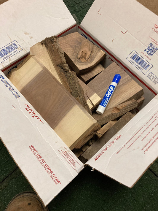 8lb Exotic Wood Cut Off Craft Bundle