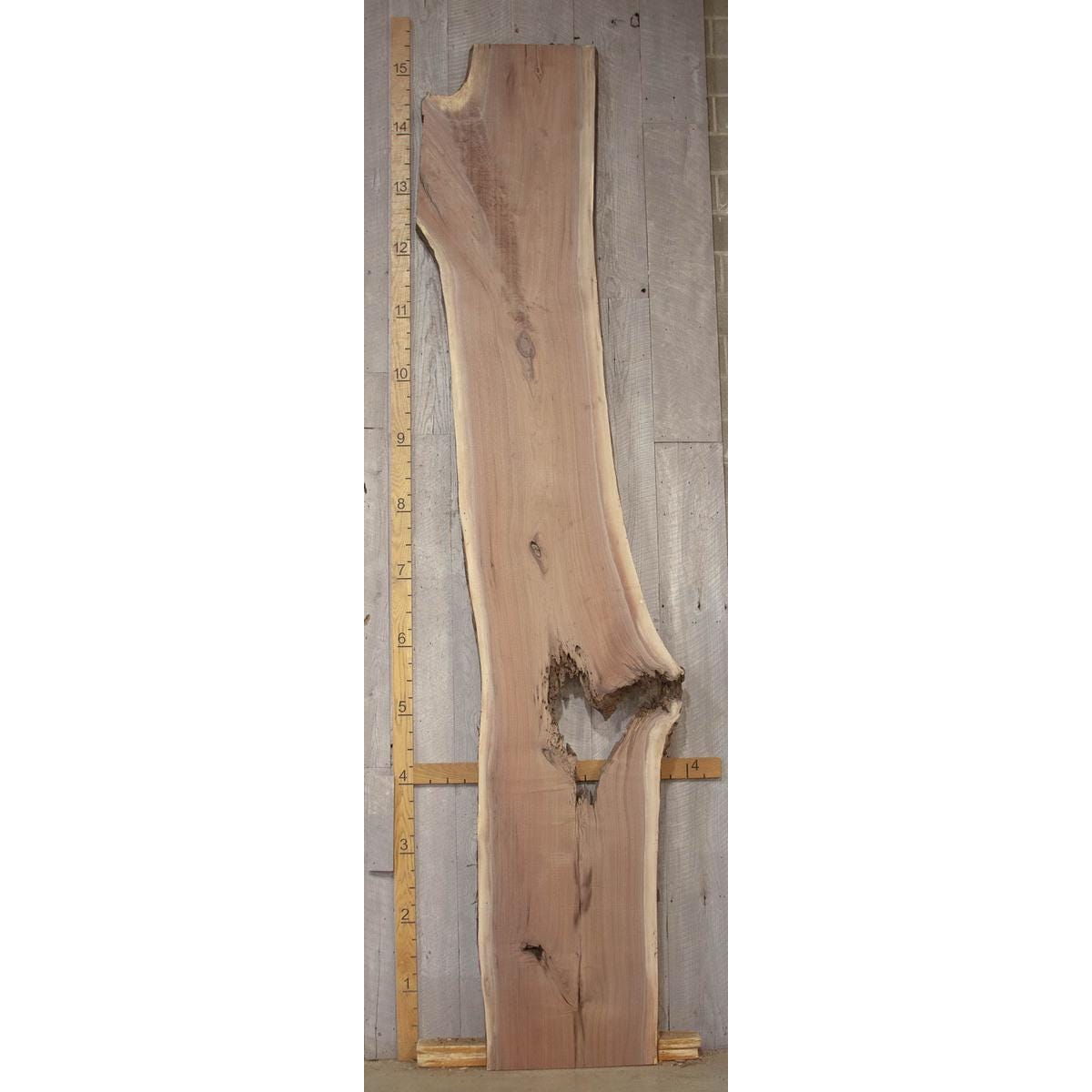 Live Edge Walnut Slab: Kiln-Dried Hardwood Lumber (1.94"x34.75"x185")