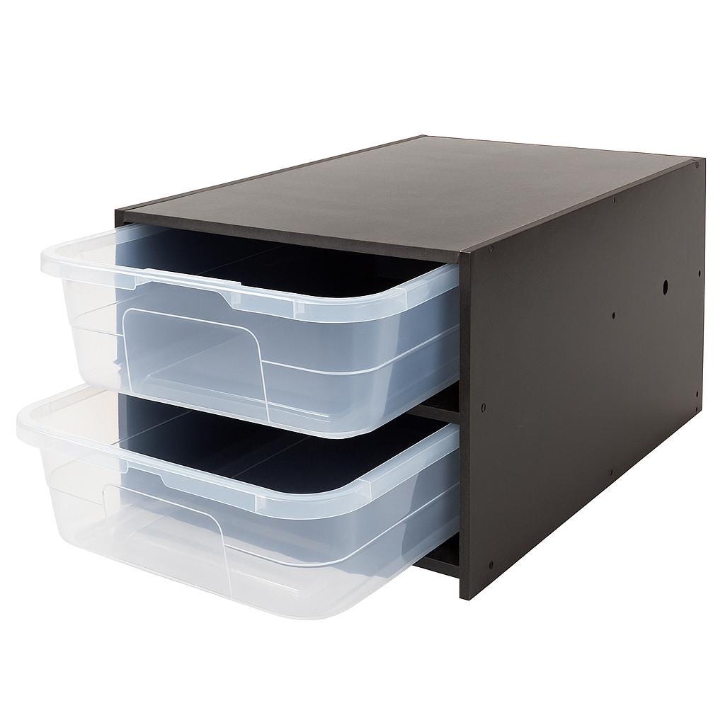 SCW 28qt Recessed Heat Reptile Rack | PVC Snake Breeder Rack