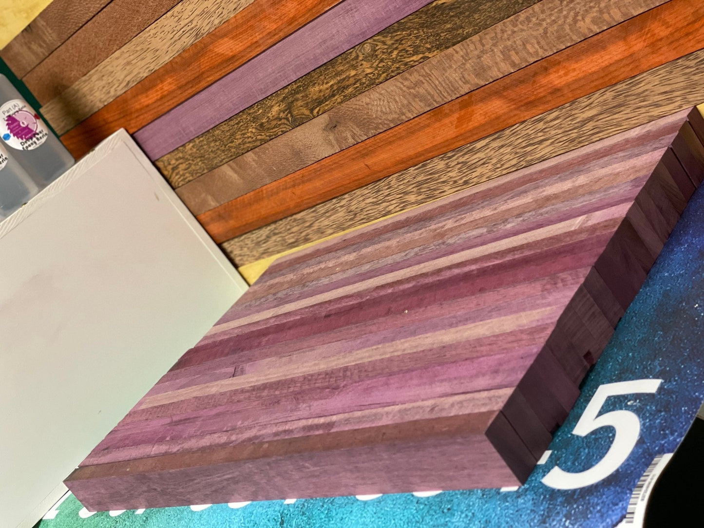 Purple Heart Wood Blanks: Exotic Hardwood Lumber (19 pc) - Stumps Custom Wood