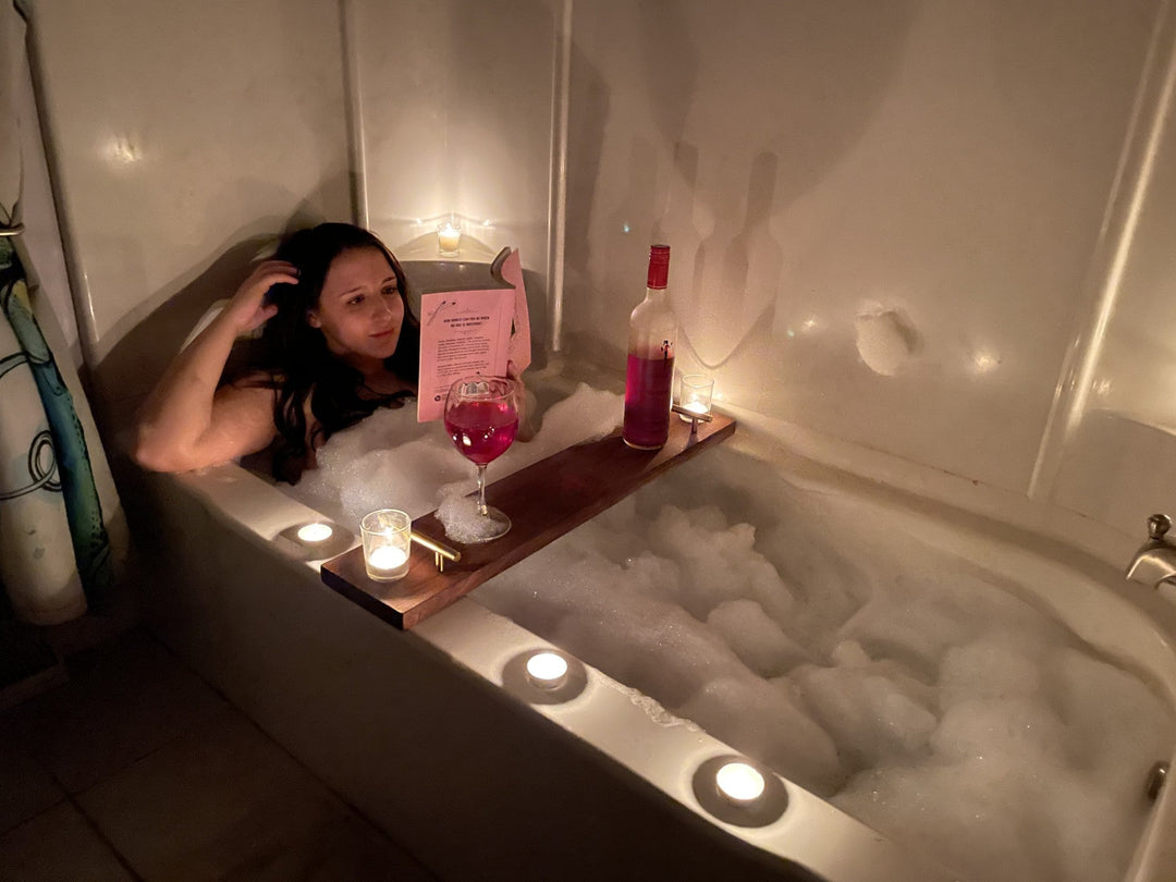 Exotic Wood Bath Trays for Luxury Spa-Style Bathing - Stumps Custom Wood