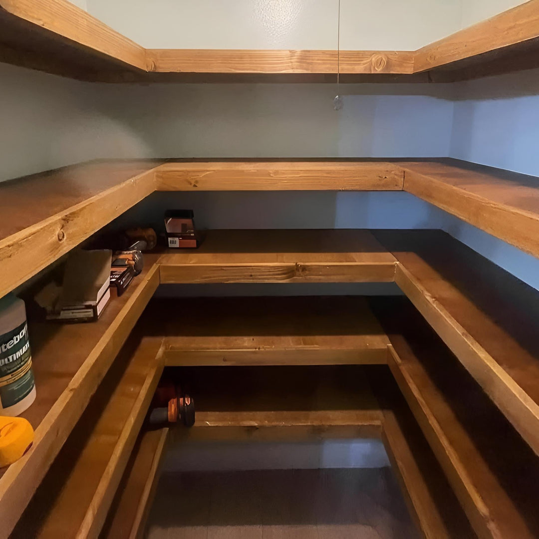 Handcrafted Wood Shelves for Timeless Storage Display - Stumps Custom Wood