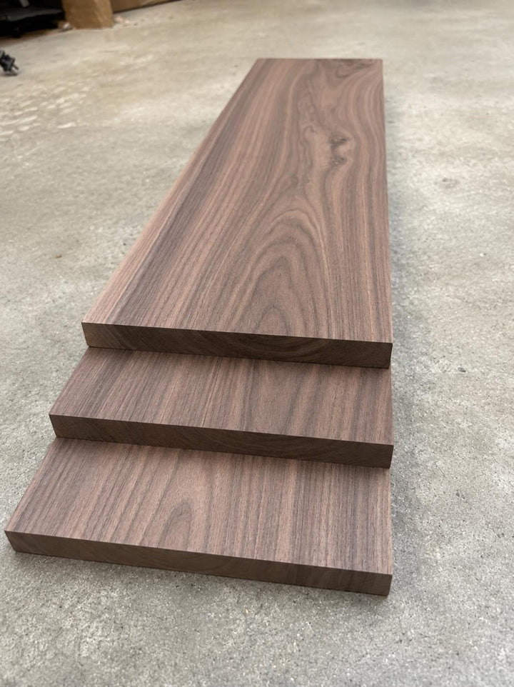 1” Black Walnut Boards Cut To Any Size, Kiln-Dried S2S Lumber - Stumps Custom Wood