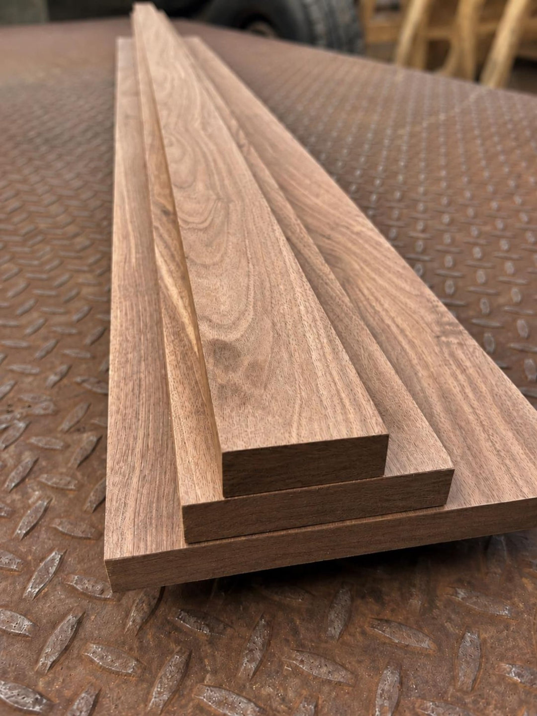 1” Black Walnut Boards Cut To Any Size, Kiln-Dried S2S Lumber - Stumps Custom Wood