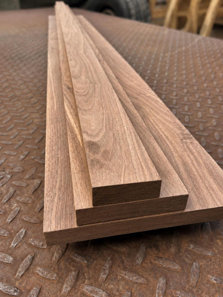 1” Black Walnut Boards Cut To Any Size, Kiln-Dried S2S Lumber - Stumps Custom Wood