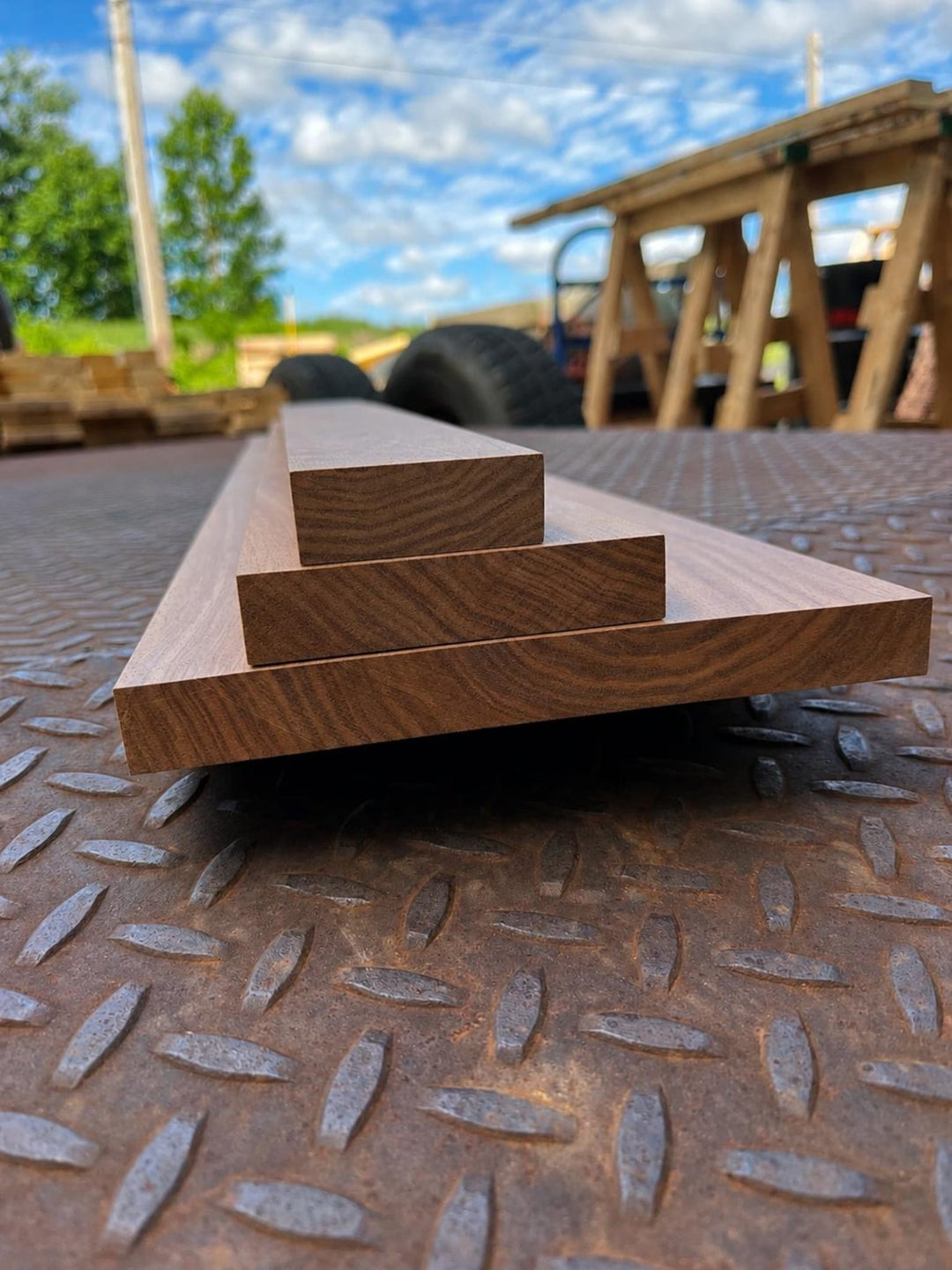 1” Black Walnut Boards Cut To Any Size, Kiln-Dried S2S Lumber - Stumps Custom Wood