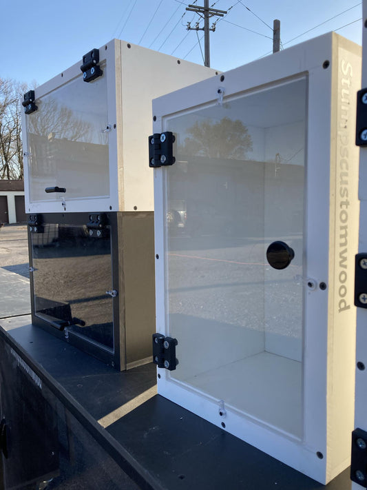 12" Bioactive PVC Mini Reptile Enclosure | Compact Habitat - Stumps Custom Wood