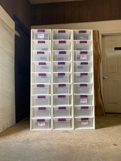 16qt Reptile Snake Rack Shelf | PVC Hatchling Rack System - Stumps Custom Wood