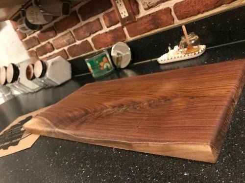 24x12 Live Edge Walnut Cutting Board | Handmade Kitchen Board - Stumps Custom Wood