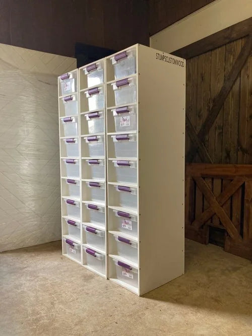 16qt Reptile Snake Rack Shelf | PVC Hatchling Rack System
