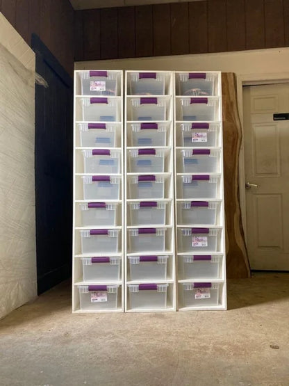 16qt Reptile Snake Rack Shelf | PVC Hatchling Rack System