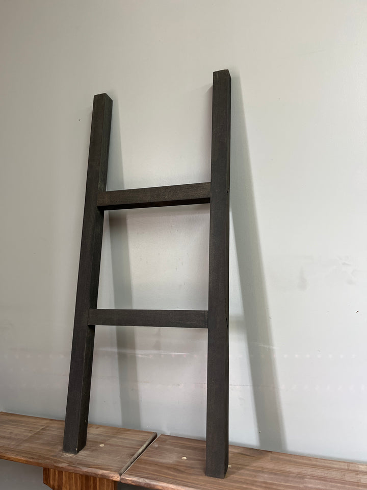 Blanket Ladder 3ft Stained True Black (Clearance)