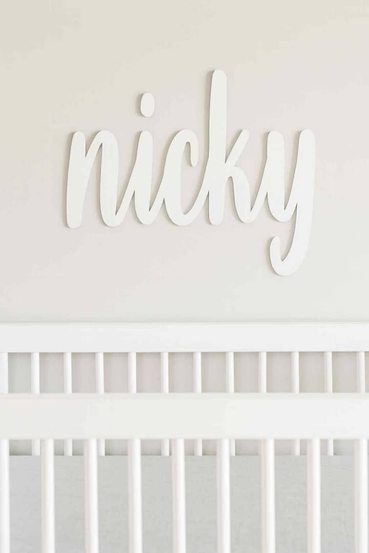 3D Name Wall Hanging Decor | Personalized Wooden Nursery - Stumps Custom Wood