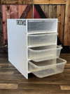 41qt clear adult snake rack tubs Reptile Tubs - Stumps Custom Wood