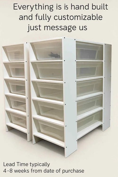 70 Series Economy Snake Rack | PVC Breeder System - Stumps Custom Wood