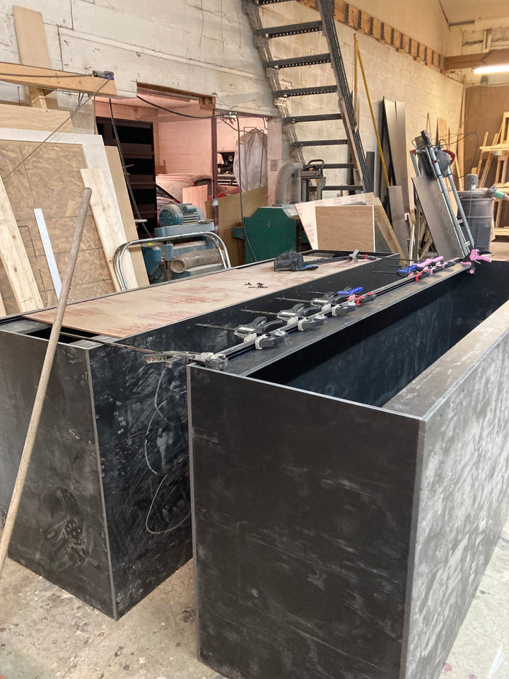 72" Black PVC Reptile Enclosure: Bioactive Habitat for Pythons - Stumps Custom Wood