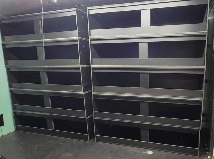 8 Ft Black Bioactive PVC Reptile Enclosure – 96" Habitat - Stumps Custom Wood