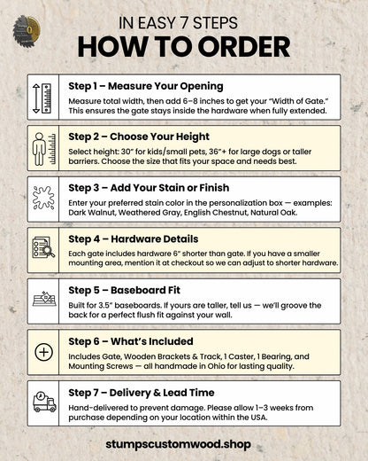 Modern Sliding Pocket Gate – Custom Baby & Pet Safety Gate