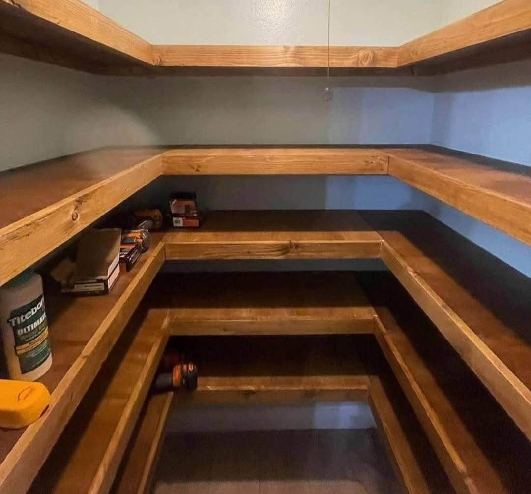 Wooden Wire Shelf Covers | Custom Floating Shelf Tops