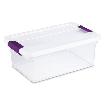 15qt Clear Reptile Rack Tubs with Lids – Juvenile Snake Bin