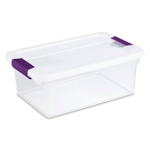 15qt Clear Reptile Rack Tubs with Lids – Juvenile Snake Bin
