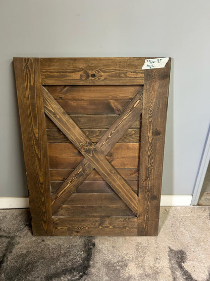 Barn Door Style Baby/Pet Gate | Custom Handmade Wooden Safety Gate