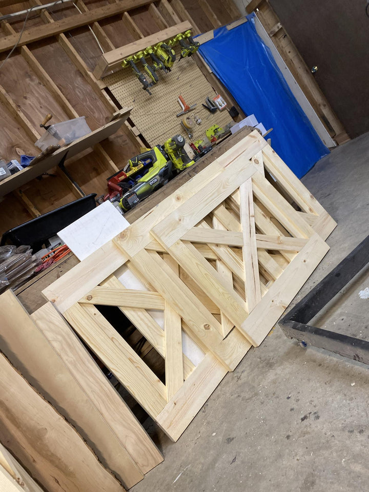 ANY SIZE Baby &amp; Dog Gate – Custom Handcrafted Wooden Safety Gate - Stumps Custom Wood