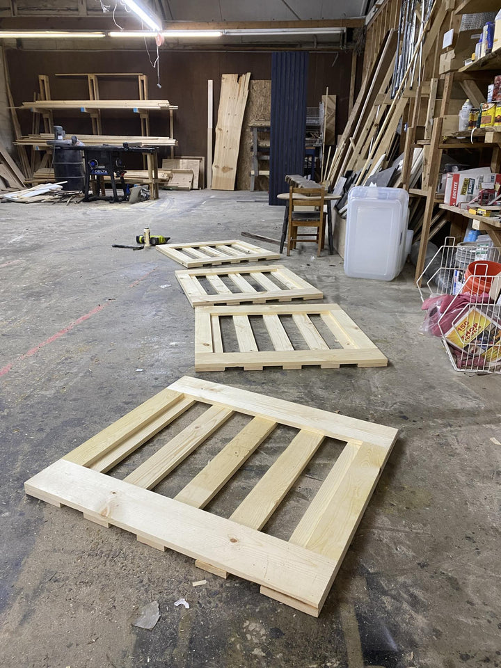 ANY SIZE Baby &amp; Dog Gate – Custom Handcrafted Wooden Safety Gate - Stumps Custom Wood