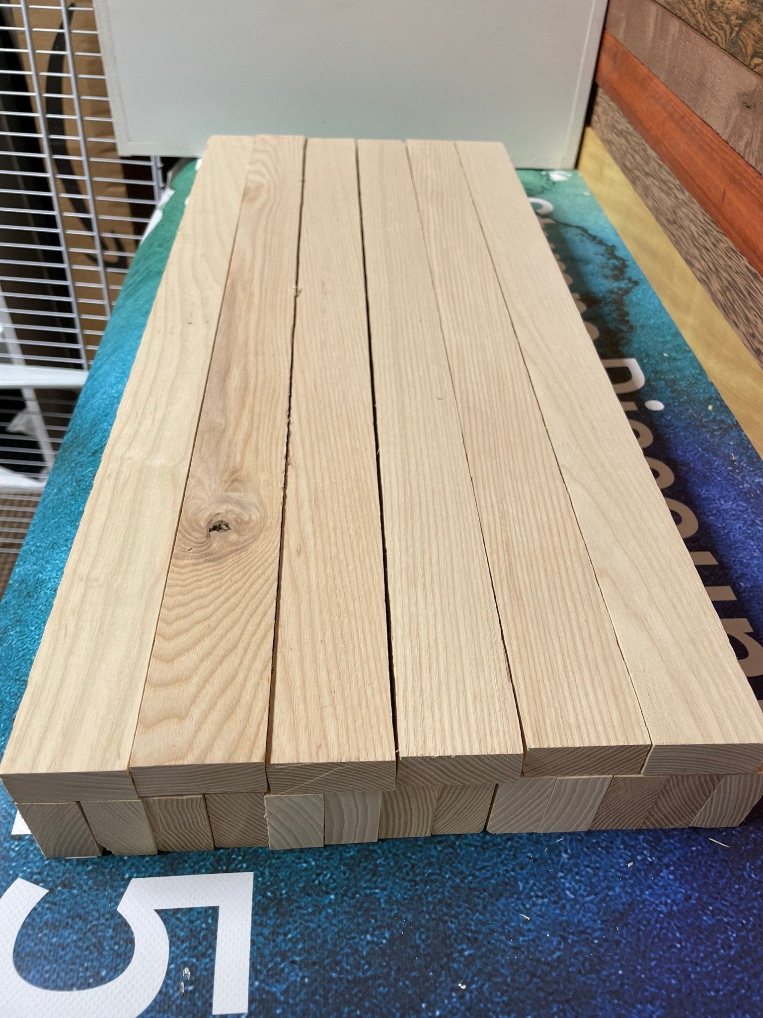 Ash Kings Hardwood Cutting Board Blanks: 3/4" x 1 3/4" (19 pc) - Stumps Custom Wood