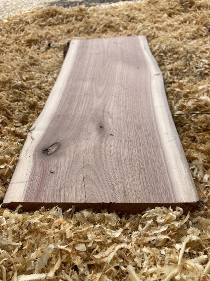 Black Walnut Live Edge Slab: DIY Charcuterie Board & Epoxy Tabletop - Stumps Custom Wood