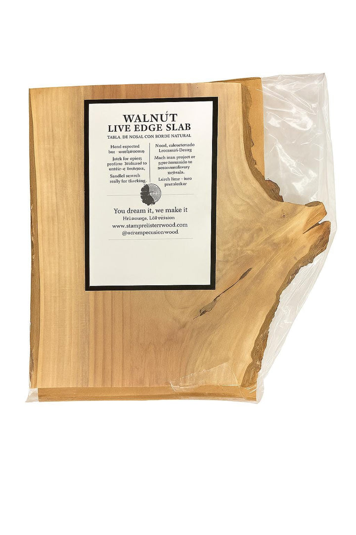 Black Walnut Live Edge Slab: DIY Charcuterie Board &amp; Epoxy Tabletop - Stumps Custom Wood
