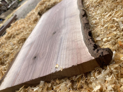 Black Walnut Live Edge Slab: DIY Charcuterie Board & Epoxy Tabletop - Stumps Custom Wood