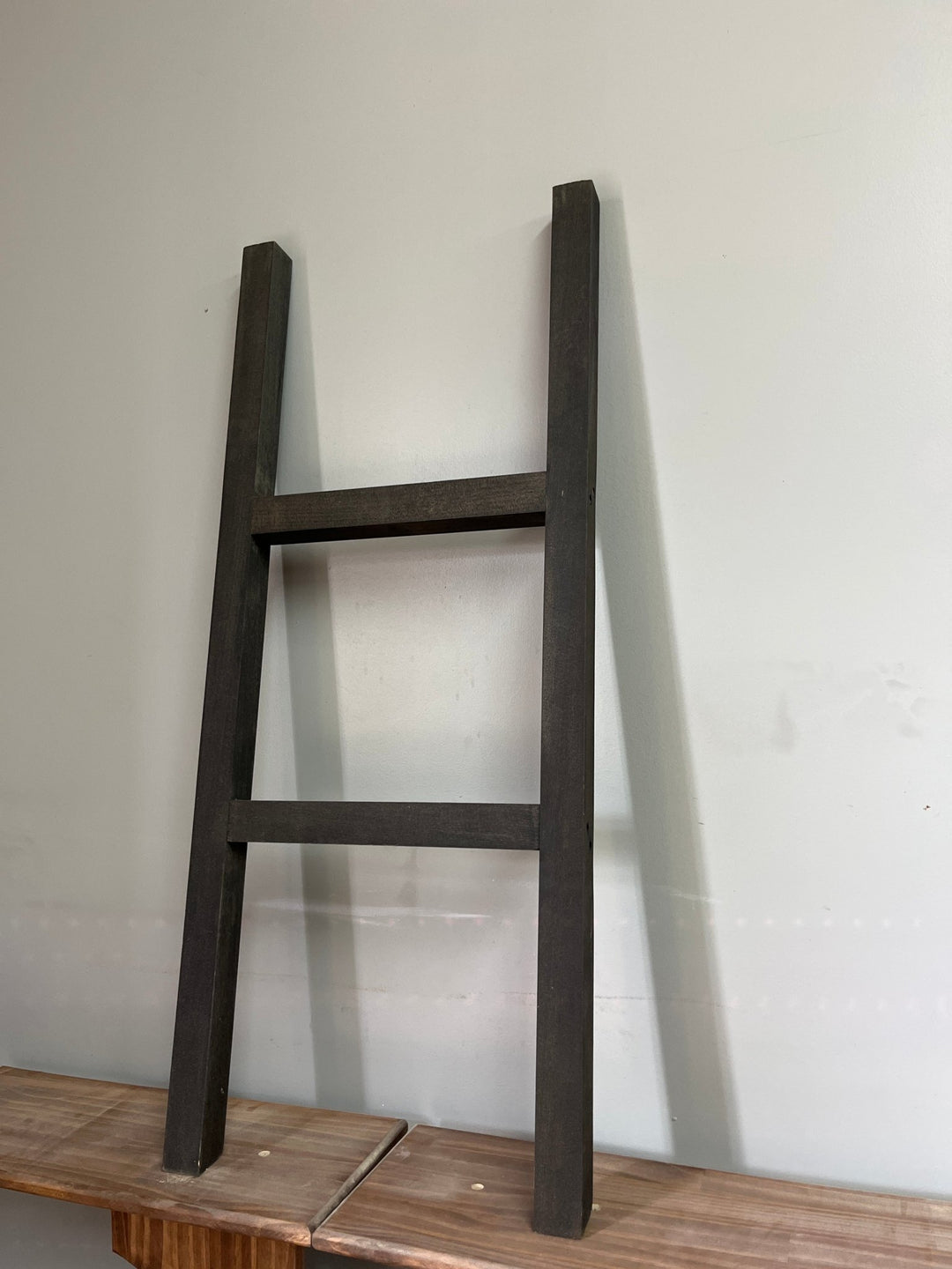 Blanket Ladder 3ft Stained True Black (Clearance) - Stumps Custom Wood