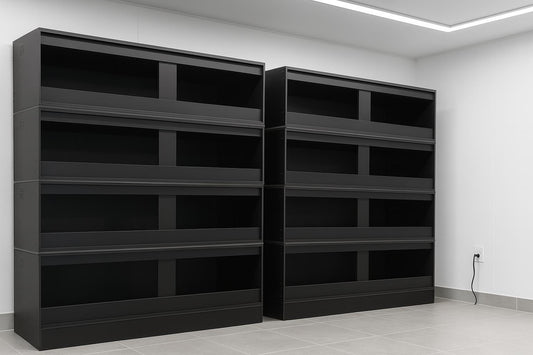 Bulk 72" Black PVC Reptile Enclosure (20 units) - Stumps Custom Wood