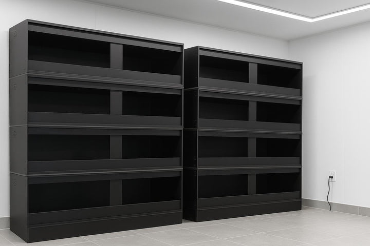Bulk 72" Black PVC Reptile Enclosure (20 units) - Stumps Custom Wood