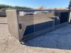 8 ft black bioactive pvc reptile enclosure showcasing professional-grade design and black PVC material.