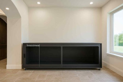 8 Ft Black Bioactive PVC Reptile Enclosure – 96" Habitat