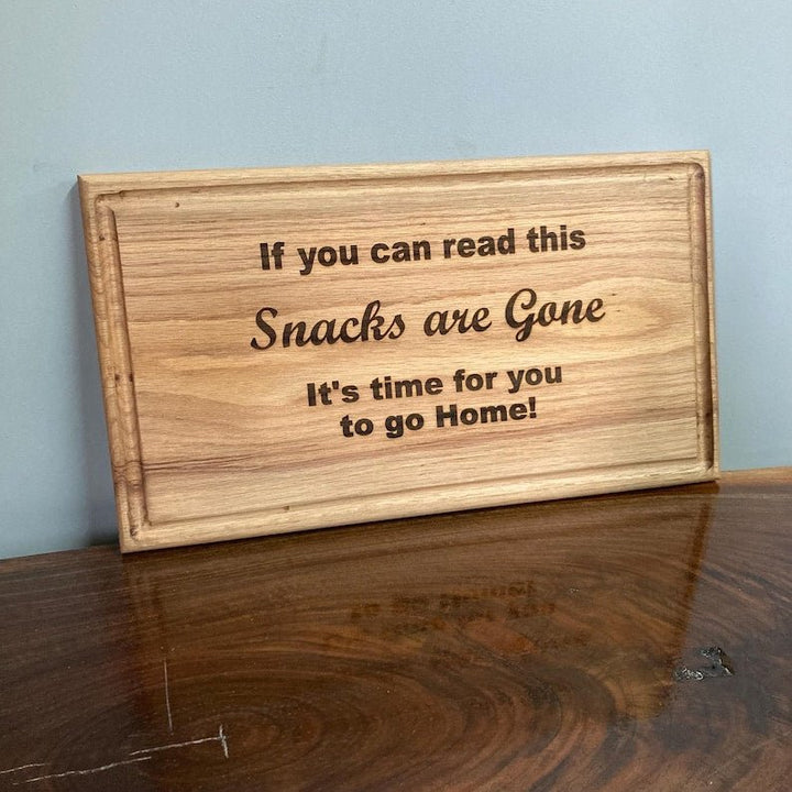 Christmas serving tray engraved Tray | Engraved Wood Xmas Board - Stumps Custom Wood
