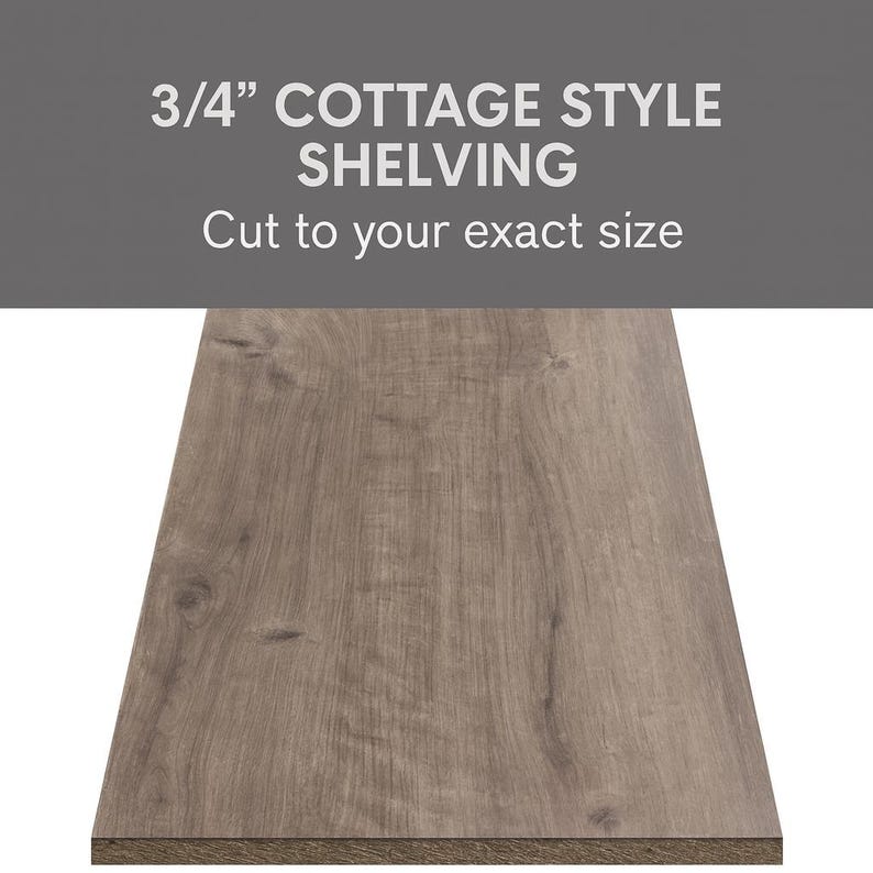 Cottage Wood Shelves – 3/4” Custom Cut Rustic Style Boards - Stumps Custom Wood