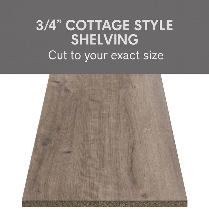 Cottage Wood Shelves – 3/4” Custom Cut Rustic Style Boards - Stumps Custom Wood