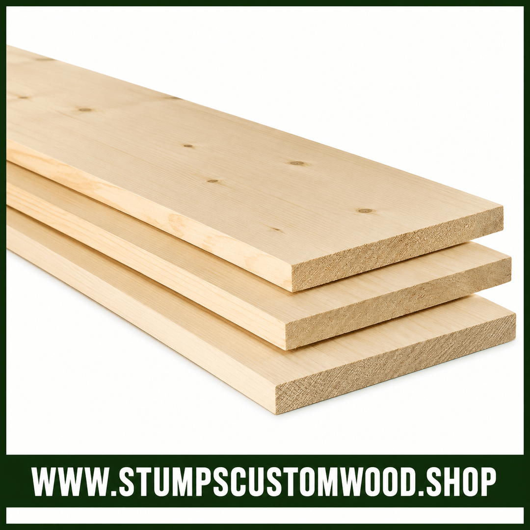 Custom 1x10 Pine Board Cut to Length - Stumps Custom Wood