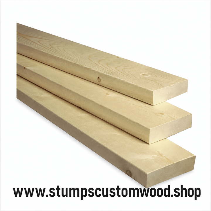 Custom 1x4 Pine Board Cut to Length - Stumps Custom Wood