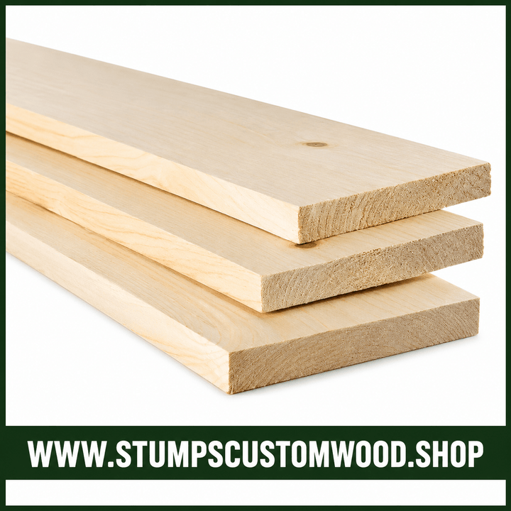Custom 1x6 Pine Board Cut to Length - Stumps Custom Wood