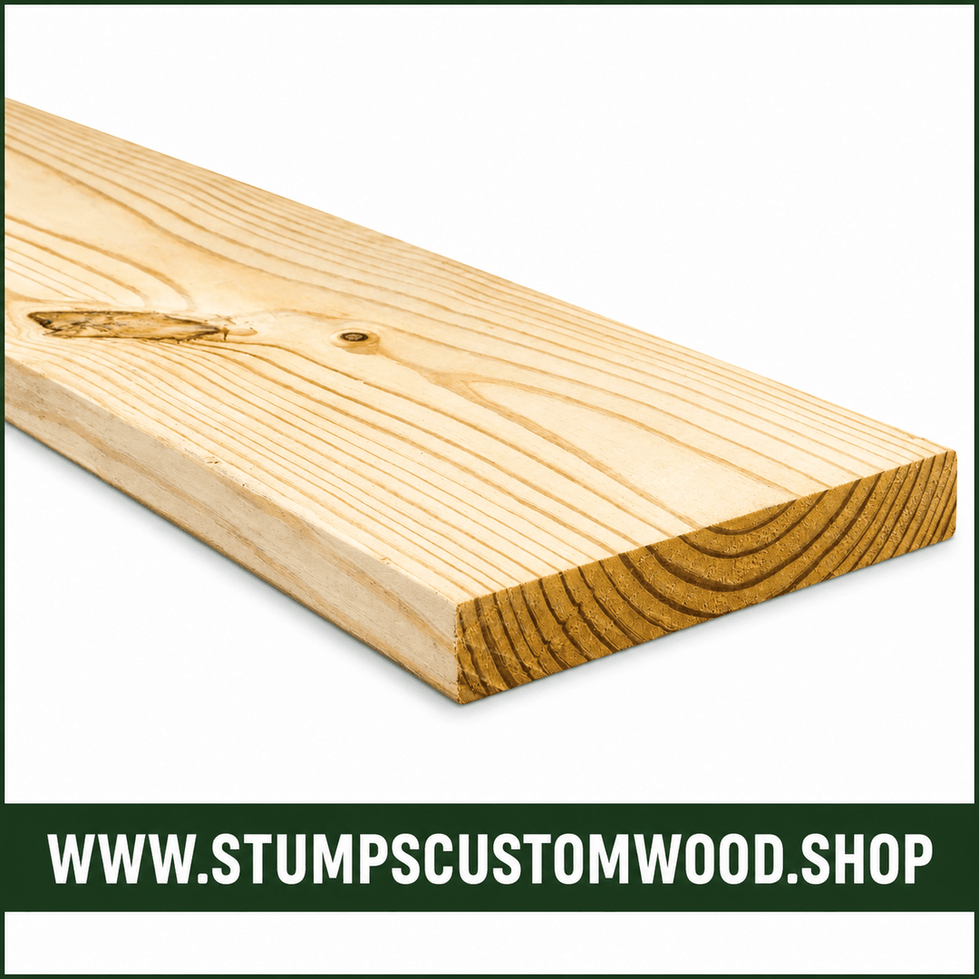Custom 1x6 Pine Board Cut to Length - Stumps Custom Wood
